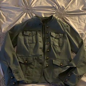 Green Military Inspired Jacket